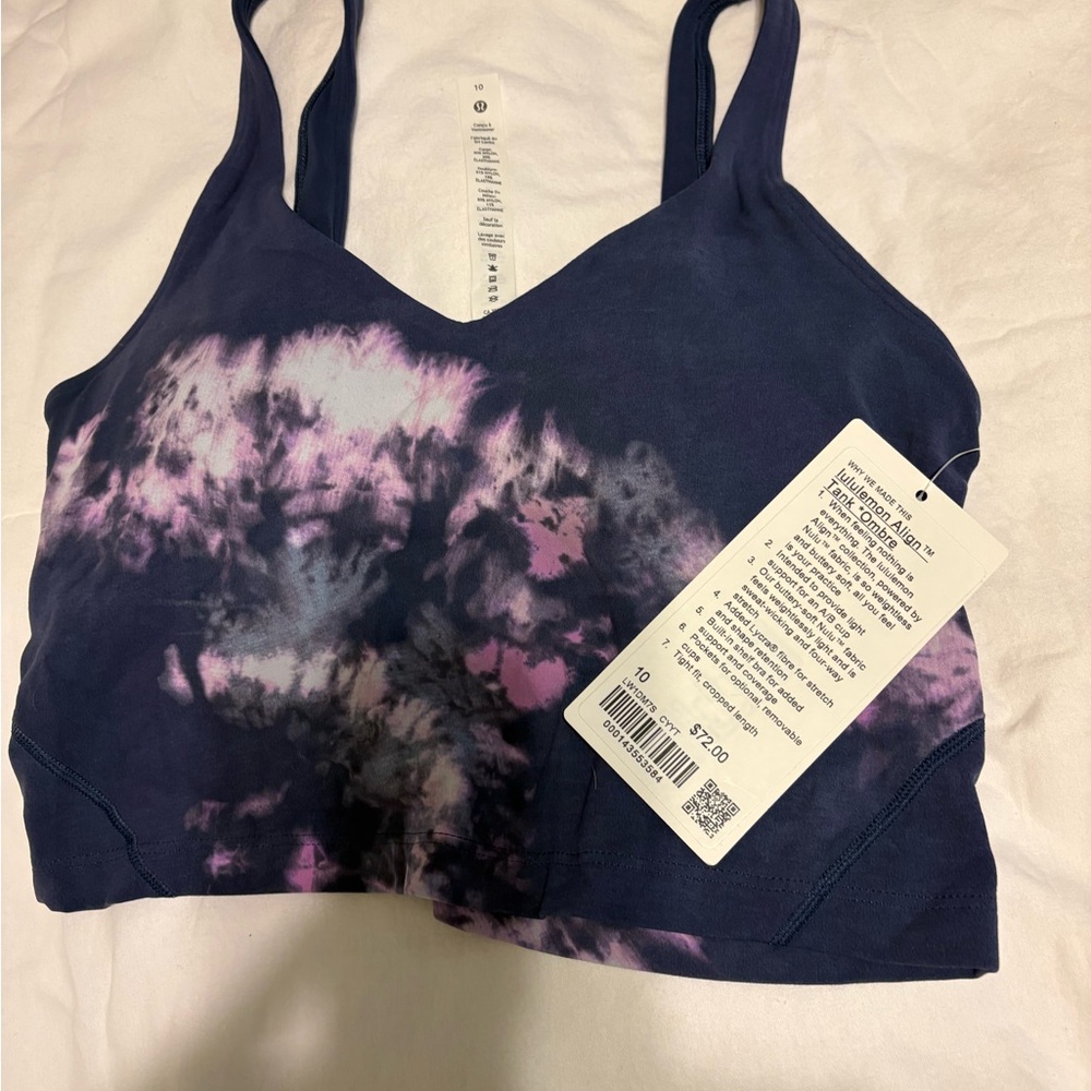 NWT Lululemon Align Tank Sz 10